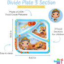 Divided Plate - David & Goliath