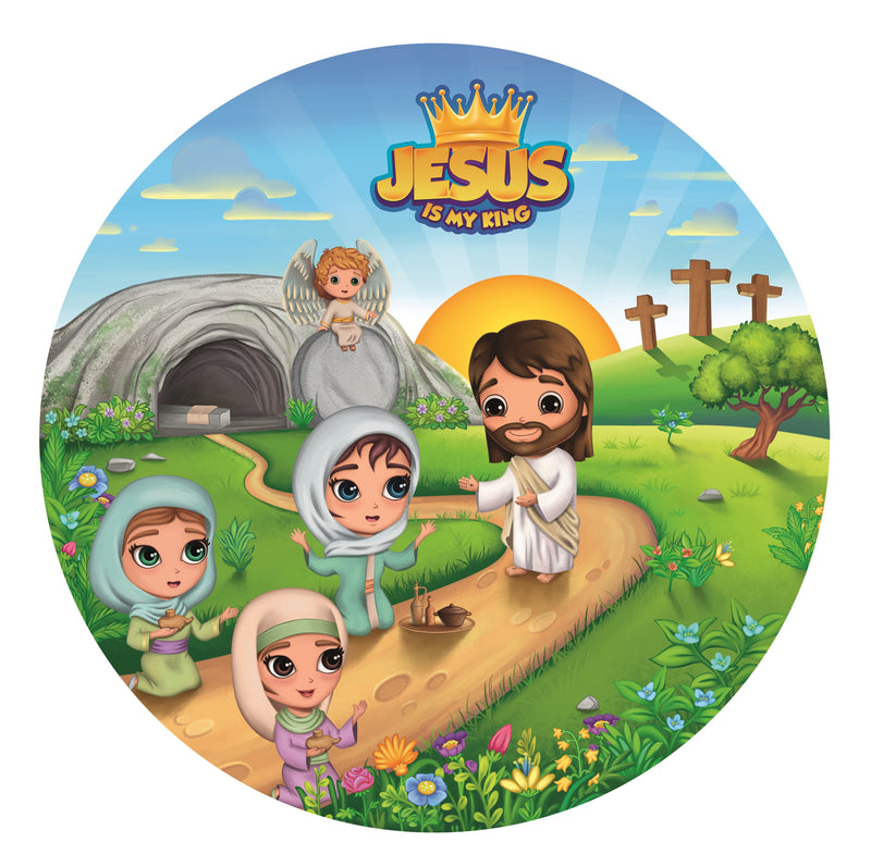 Round Plate - Jesus is my King